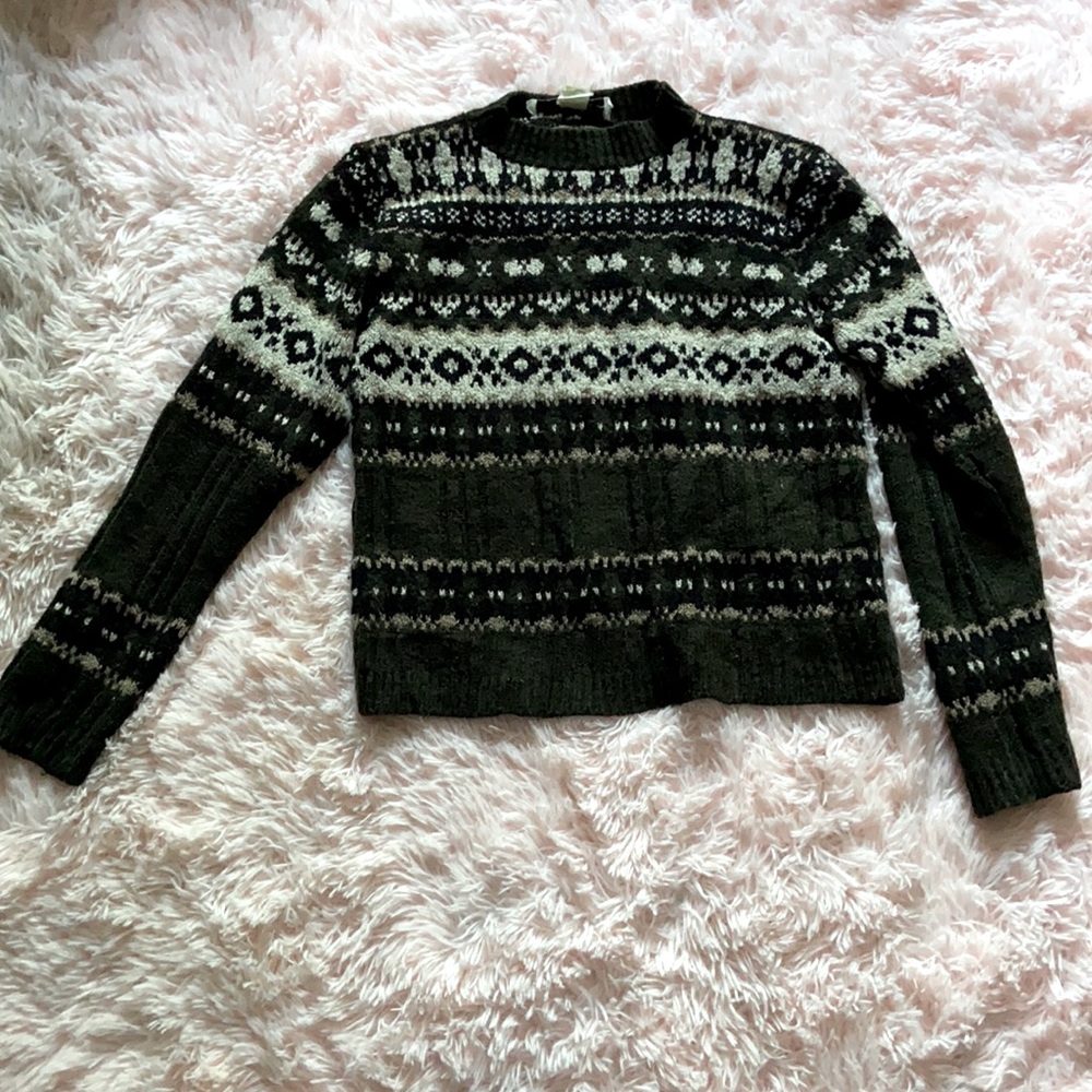 Warm 80s wool sweater